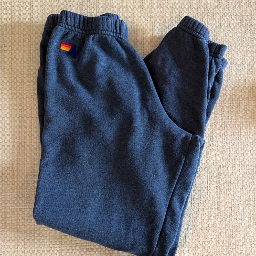 Aviator Nation Dark Grey Bolt Sweat Pants